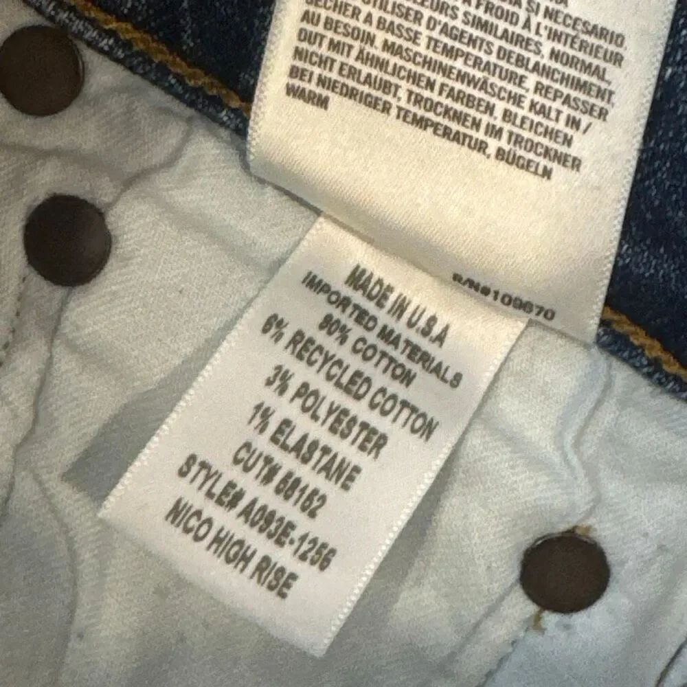 Agolde Nico High Rise jeans size 27 - Picture 4 of 6